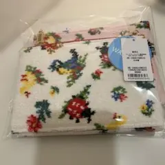 阪急梅田本店限定 FEILER ハイジ ポーチ　ホワイト　ピンク