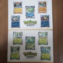 ポケパーク カントー ピンバッジ 7種 フォトフレーム&ステッカー 2種