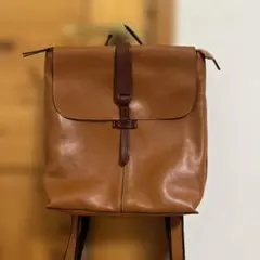 キャメル色レザーリュックLILY日本製
