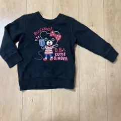 DOUBLE.B トレーナー 100cm 黒