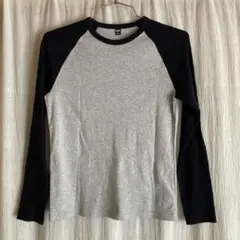 【ユニクロ】ラグランスリーブ Tシャツ Mサイズ