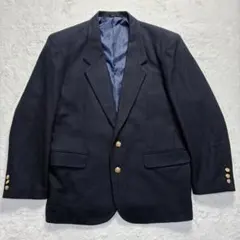 【未使用 希少サイズ3L】エルエルビーン 紺ブレ　テーラードジャケット 金ボタン a702-7258_1.jpg