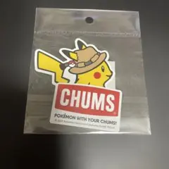新品CHUMS チャムス×ピカチュウ コラボステッカー 2021年製
