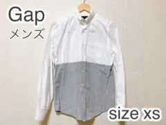 GAP ギャップ メンズ 長袖 シャツ 切り替え XS