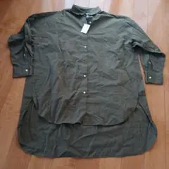 earth 　ブラウス　チュニック丈　七分袖