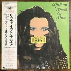 LP 帯 デッド・オア・アライヴ【リップ・イット・アップ】ユーロビート日本独自盤