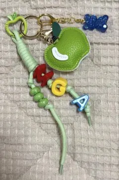 じゃらじゃらキーホルダー ミニ グリーン系 - メルカリ