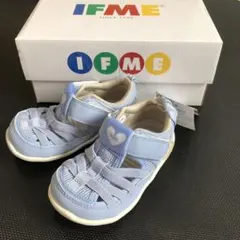 新品未使用タグ付きIFME ベビーサンダル ライトブルー 14.0㎝