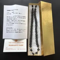 新品未使用品◎ハワイ 黒珊瑚 ネックレス THE CORAL KING DOM - メルカリ