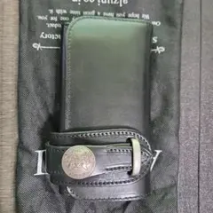 ALZUNI　アルズニ　長財布　ロングウォレット　黒　シルバーコンチョ