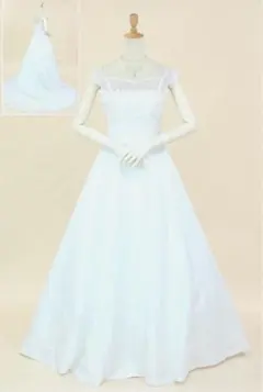 ウエディングドレス+ベール付き