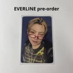 ATEEZ EVERLINE プレオーダー トレカ ホンジュン