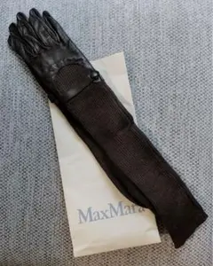 MaxMara PROCIDA ブラック手袋 Lサイズ