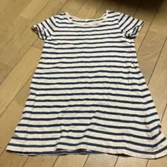 ボーダー柄 半袖Tシャツ 130cmのサムネイル