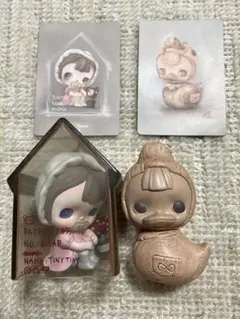 ポップマート タイニータイニー シークレット 袋未開封の新品 希少 ポップマート】POPMART新キャラクターのTINY TINYちゃん4ピース