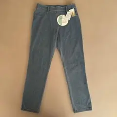 新品 デニム風ストレッチパンツ