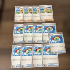 ポケモンカード　リーリエ×4 ポケパッド×9