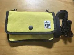 CHUMS イエロー ショルダーバッグ