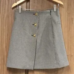 スナイデル snidel 千鳥柄ミニスカート チェック　S