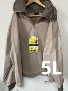 【新品5L】おかだゆり ハーフジッププルオーバー sweet fleulのサムネイル