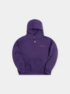 IDEASWAM iDea刺繍ジップパーカー Mサイズ 黒 ideaswam パーカーブラック袋付き