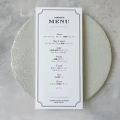 メニュー表Ｆ-6 / black ウェディング