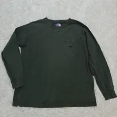 THE NORTH FACE パープルレーベル ナナミカ ロンT 長袖 カーキ