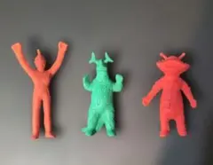 ウルトラ怪獣消しゴム セブン / エレキング / カネゴン 当時物 昭和レトロ品のサムネイル