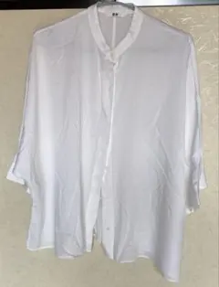 ユニクロレーヨンドルマンスリーブブラウス　七分袖