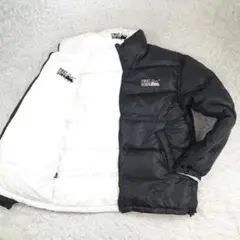美品☆FIRSTDOWN ファーストダウン リバーシブルダウンジャケット 白 黒