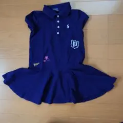 Polo ネイビー 半袖ワンピース　サイズ4のサムネイル