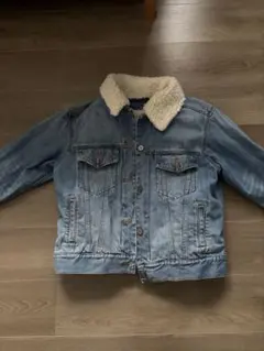 AZUL by moussy デニムジャケット ボア襟付き