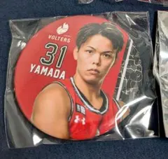 熊本ヴォルターズ　山田安斗夢　缶バッジ