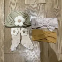 【まとめ売り】ベビー ヘアバンド 靴下
