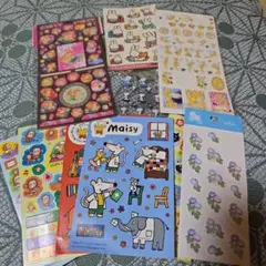 レトロ シールセット スヌーピー リトルマーメイド リカちゃんステッカーetc♡