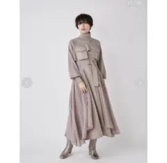 ドッキングワンピース プリーツ ハイネックのサムネイル