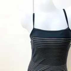 ラコステ　水着　ワンピース　ボーダー　ロゴ　ワニ　スイムウェア　プール　11L
