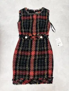 an ツイード キャバドレス ワンピース 新品・タグ付き