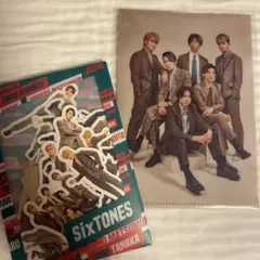 SixTONES ステッカーセット＆ミニクリアファイル