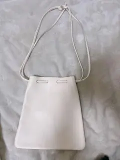 tandey オオカミとフクロウ巾着トート ショルダーバッグ アイボリー 