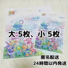【美品】 ディズニー ダッフィーフレンズ カラフルハピネス ショッパー 袋