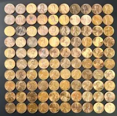 M1559【アメリカ リンカーン・セント 100枚セット】貨幣コレクションのサムネイル