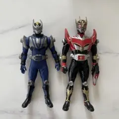 仮面ライダー龍騎 サバイブ 仮面ライダーナイト フィギュア ソフビ 2体セット