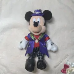 ディズニー ミッキー ぬいぐるみバッジ　2016年　ハロウィン