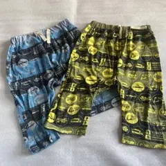 車プリント ハーフパンツ 120