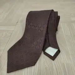 CELINE セリーヌ　ネクタイ 　ブラウン　茶色