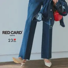 RED CARD TOKYO×23区 デニム フレアパンツ 36 ミッドブルー