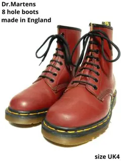 限界値下げ！イングランド製Dr.Martens　3ホールチェリーレッドUK8 限界値下げ！イングランド製Dr.Martens 3ホールチェリーレッドUK8