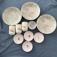 花柄和風食器セット　有田焼