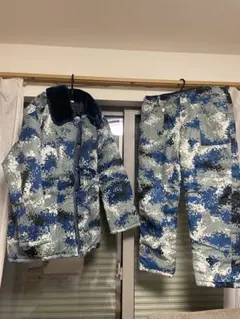 タグ付き新品】海上自衛隊 デジタル迷彩服 上下3A ＋ 護衛艦あたご識別